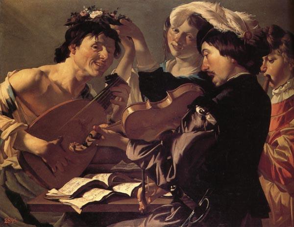 BABUREN, Dirck van The Concert oil painting image